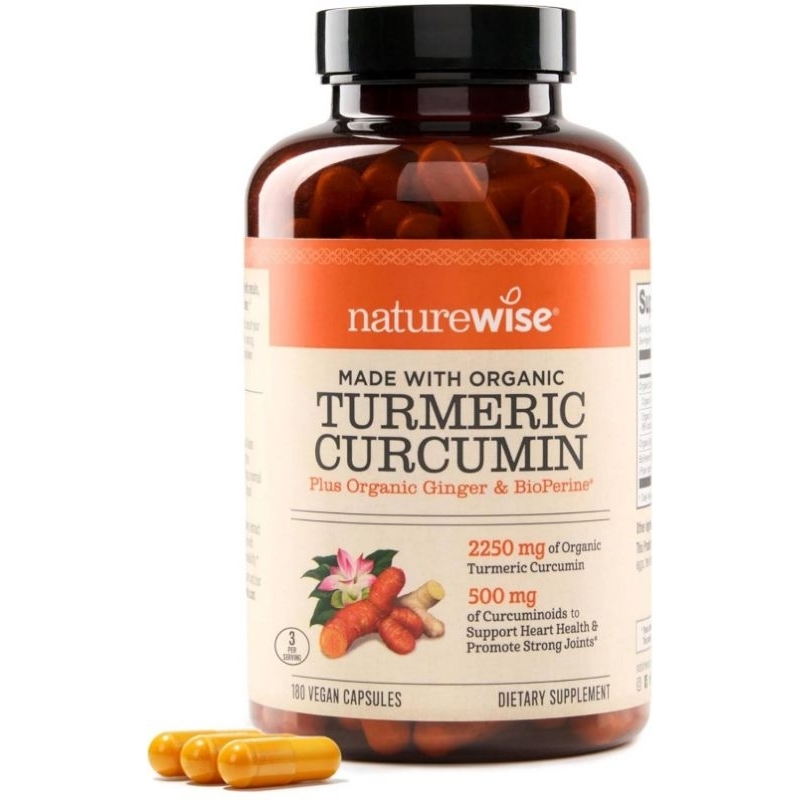 ✨️พร้อมส่ง✨️NatureWise Curcumin Turmeric 2250mg [2 Month Supply - 180 Count]