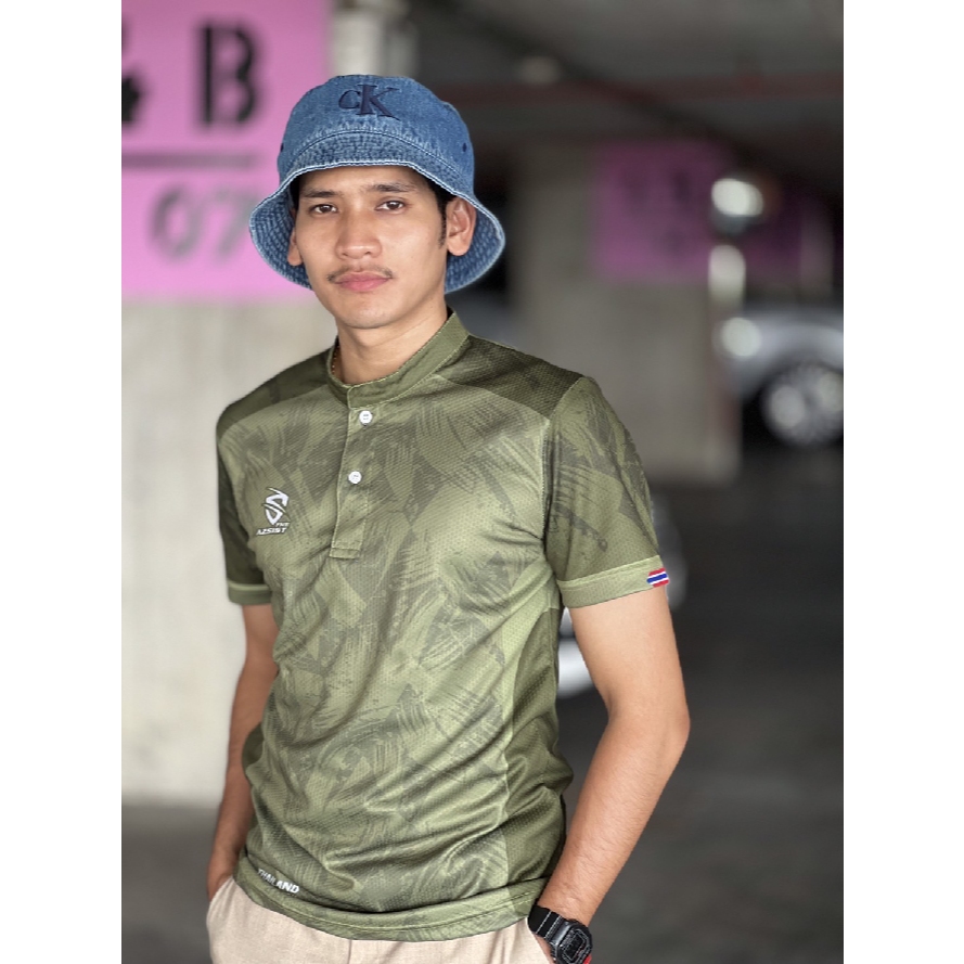 เสื้อโปโล คอจีน ลำลอง ดิแอสซิสต์ รุ่น ไทยแลนท์ไฟส์ v.5 - รูปที่ 6