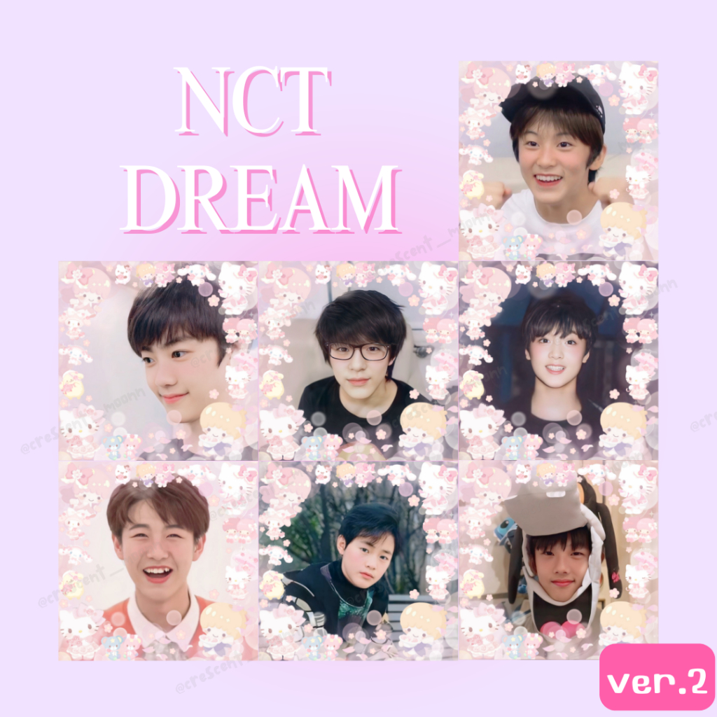 สติ๊กเกอร์แปะพัสดุ NCT Dream (สั่งขั้นต่ำ 30บาท) set15ชิ้น sticker สติกเกอร์เอ็นซีทีดรีม predebut/young/baby