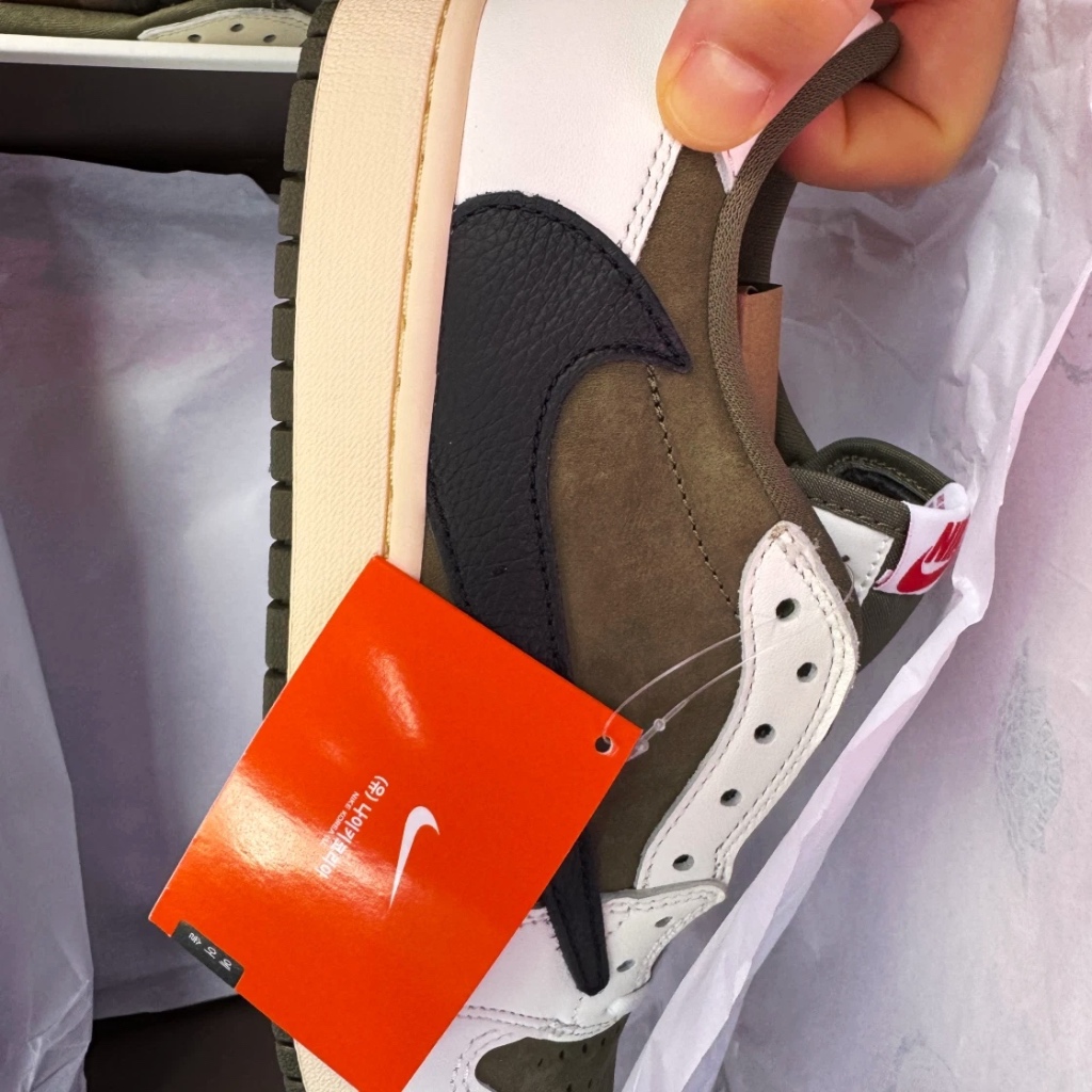 🇰🇷Jordan 1 x Travis Scott Retro Low OG SP Velvet Brown and Dark Mocha DM7866-202-  preorderoppa