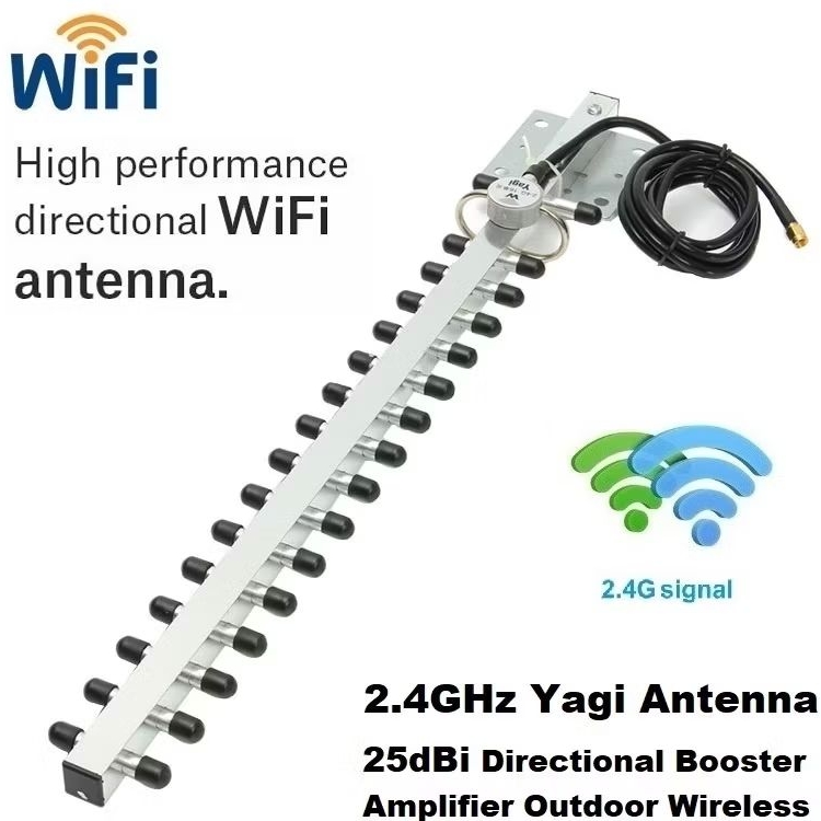 เสาอากาศ Yagi Wifi Anterna 25dBi High Gain Signal Booter ขยายสัญญาณ Wifi AP