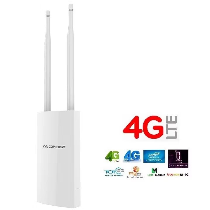 4G CPE Outdoor WiFi Router 300Mbps AP Support 90 Device+-