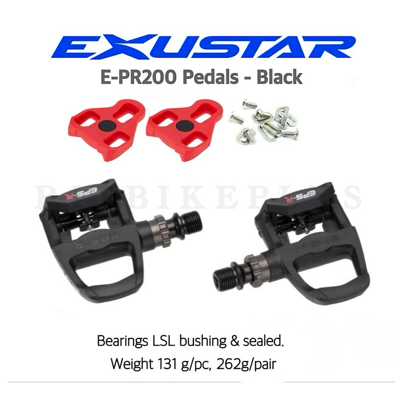 (โค๊ดส่วนลด) บันไดเสือหมอบ EXUSTAR รุ่น E-PR100PP พร้อมคลีท ลูกปืนแบริ่ง ลื่น น้ำหนักเบา
