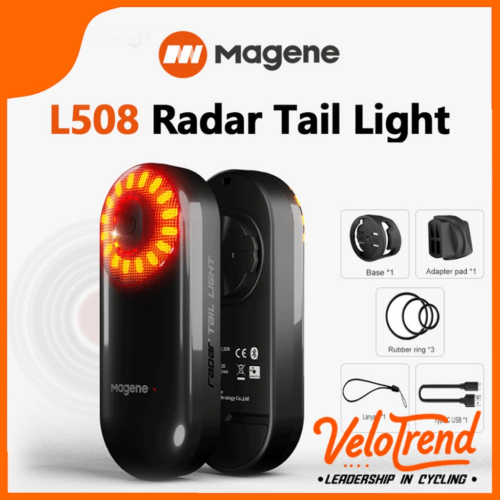 Magene L508 ไฟท้ายจักรยาน เรดาร์ เซนเซอร์เบรก กันน้ํา