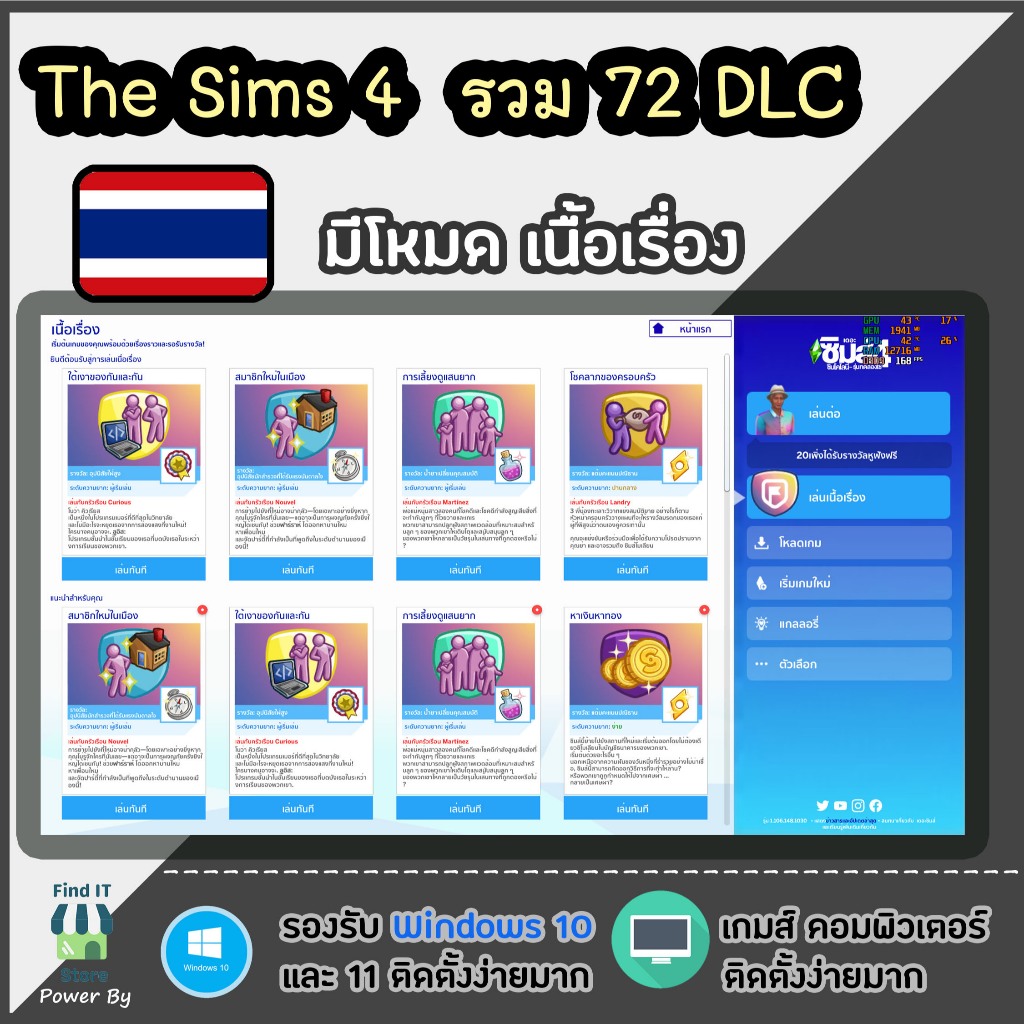 เกมส์ Download [PC Game] เดอะซิม 4 ภาษาไทย(ส่งฟรี)