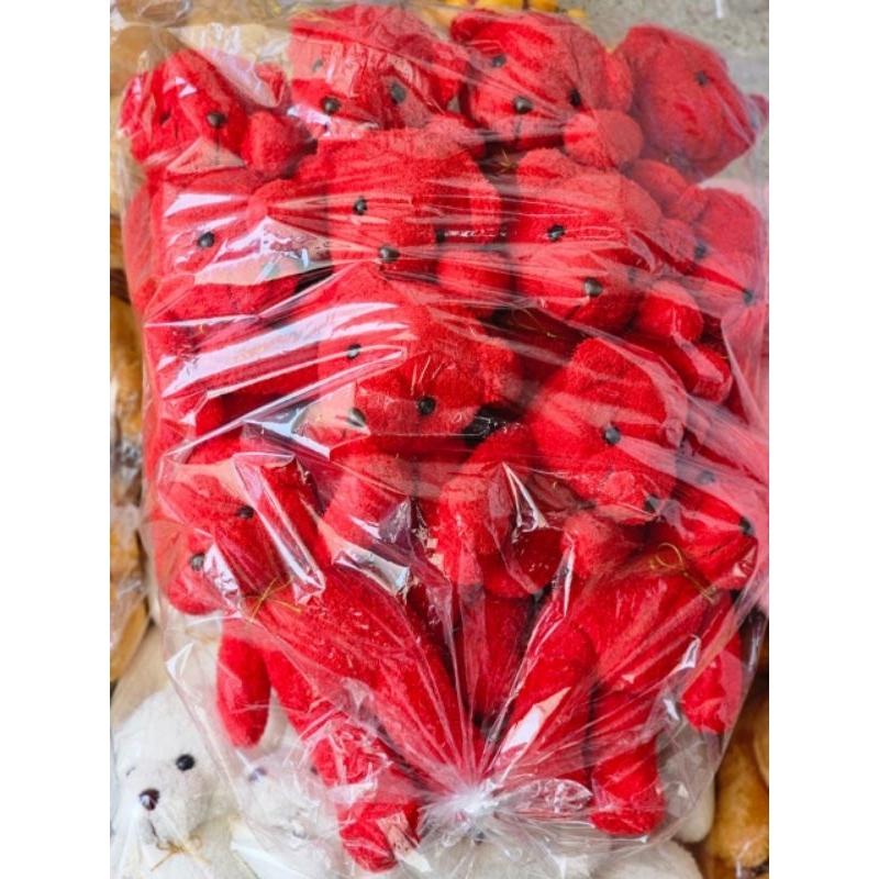 ตุ๊กตาหมีโหล 🐻ขนาด12นิ้ว 📌สุดคุ้ม1เซต12ตัว✅️แจกเด็กๆ จับฉลาก ทำช่อดอกไม้ - รูปที่ 5