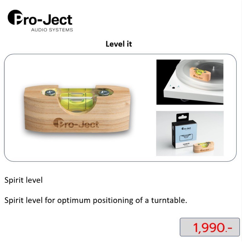 Pro-Ject Audio Level it