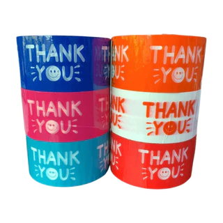 เทปTHANKYOU 2นิ้ว 45หลา/100หลา มีให้เลือกหลากสี ราคาถูก ส่งตรงจากโรงงาน