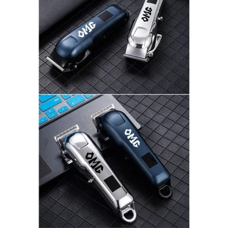 เครื่องตัดผมไร้สาย แบตเตอรี่ความจุสูง LCD แสดงระดับพลังงาน ที่เหลือ ตัดหัวทรงกลมออกแบบให้ไม่ทำร้ายหนังศีรษะ OMG Trimmer