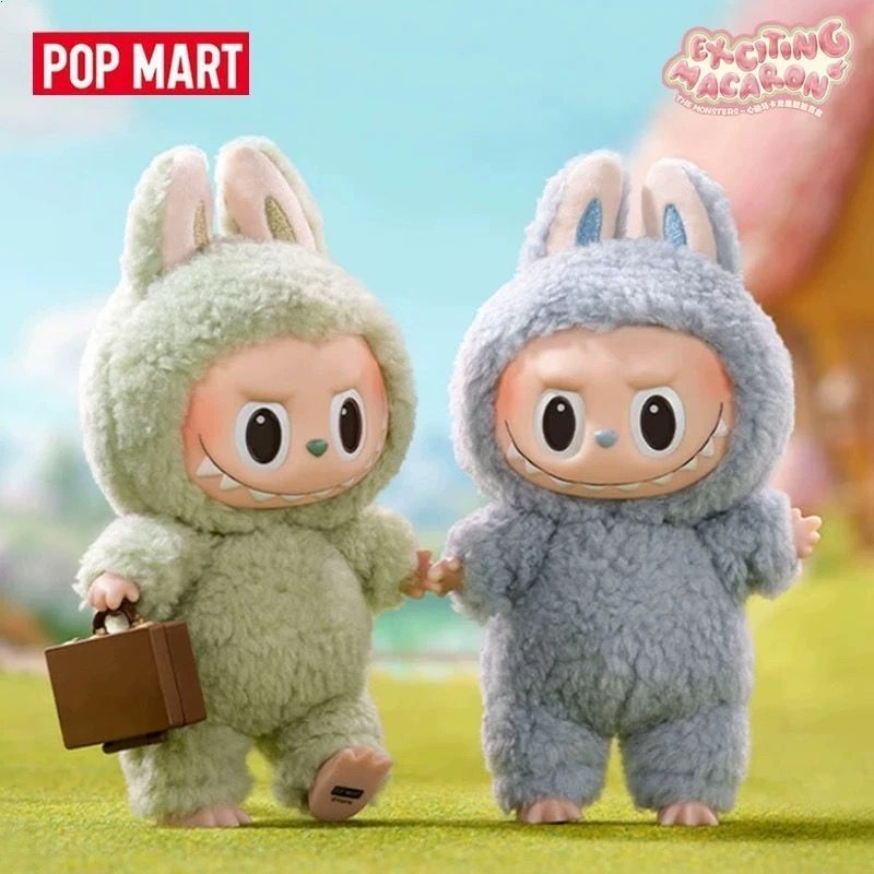 LABUBU ตุ๊กตากล่องลึกลับใบหน้าทำจากไวนิลรูปหัวใจสำหรับเด็กผู้หญิงกล่องทึบของเล่นของขวัญวันเกิดสุดสร้างสรรค์