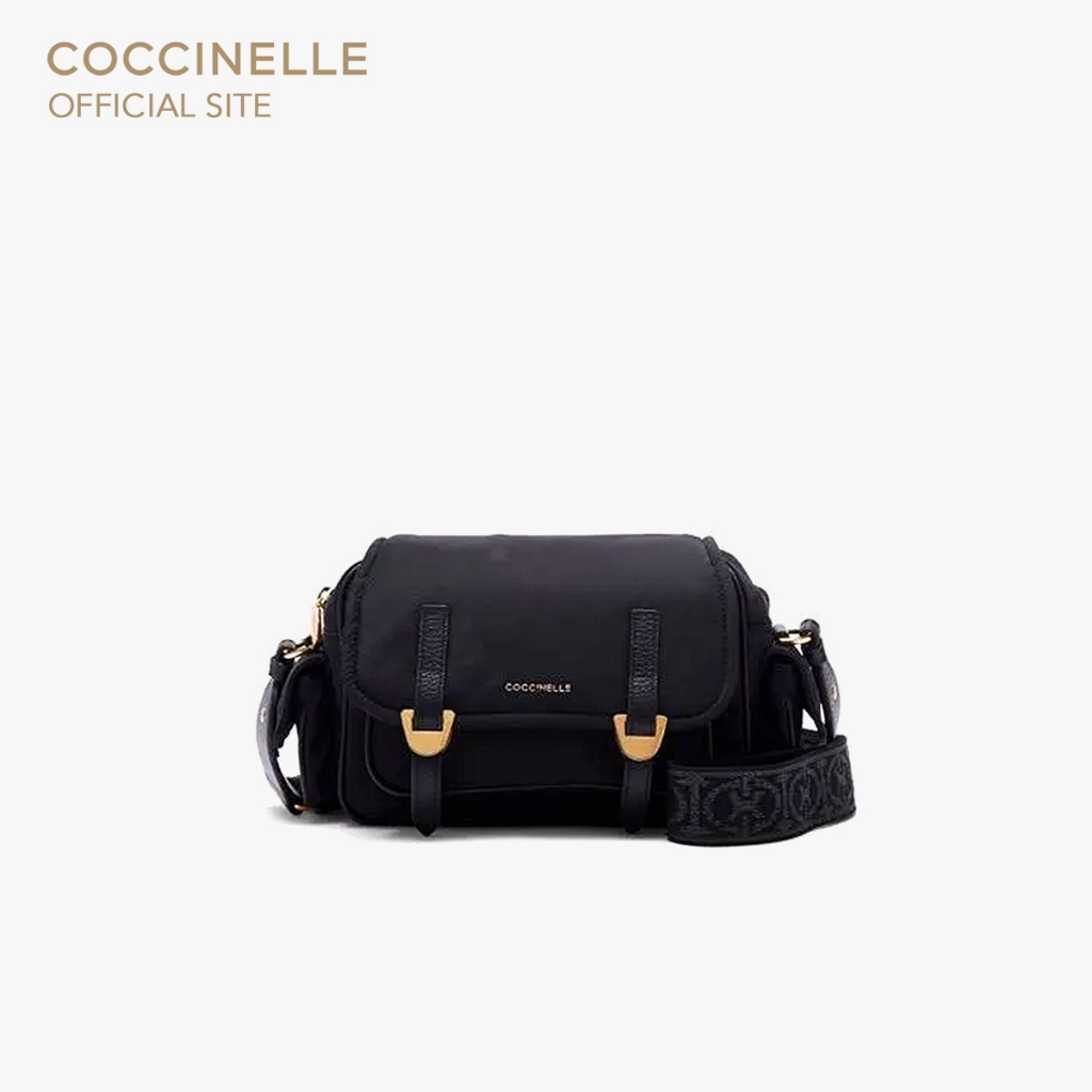 COCCINELLE กระเป๋าสะพายผู้หญิง รุ่น CAMPUS 150201 สี NOIR/NOIR