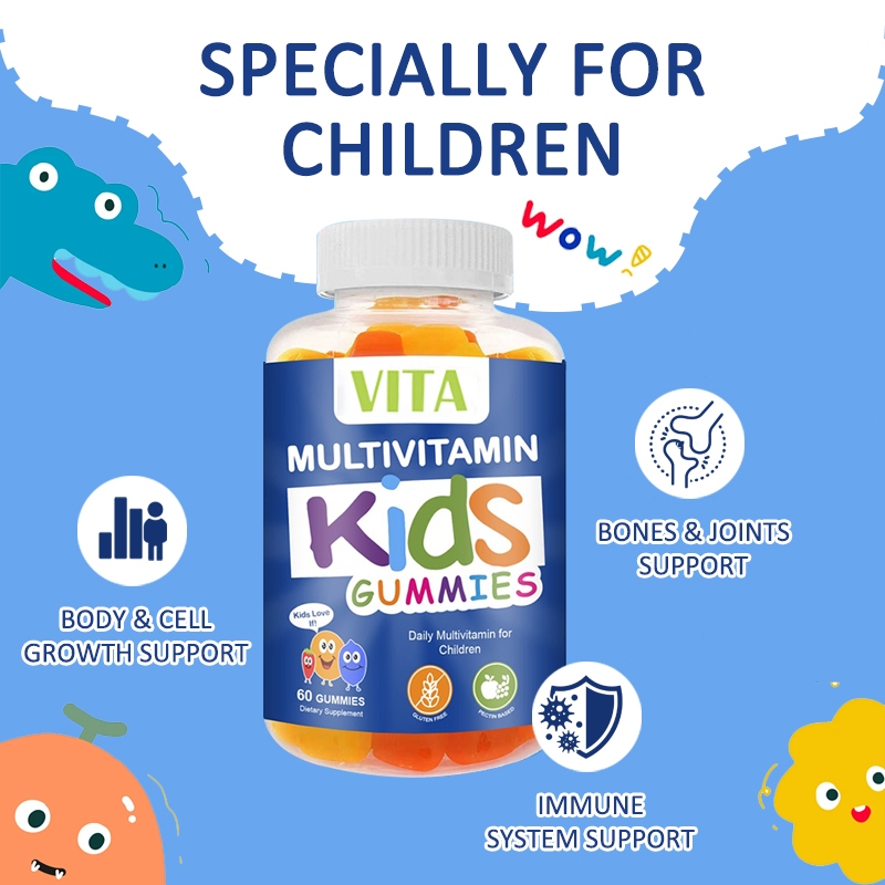 【ของแจกฟรี】VITEEY Multivitamins Gummies มัลติวิตามินสำหรับเด็กแบบกัมมี่ ...