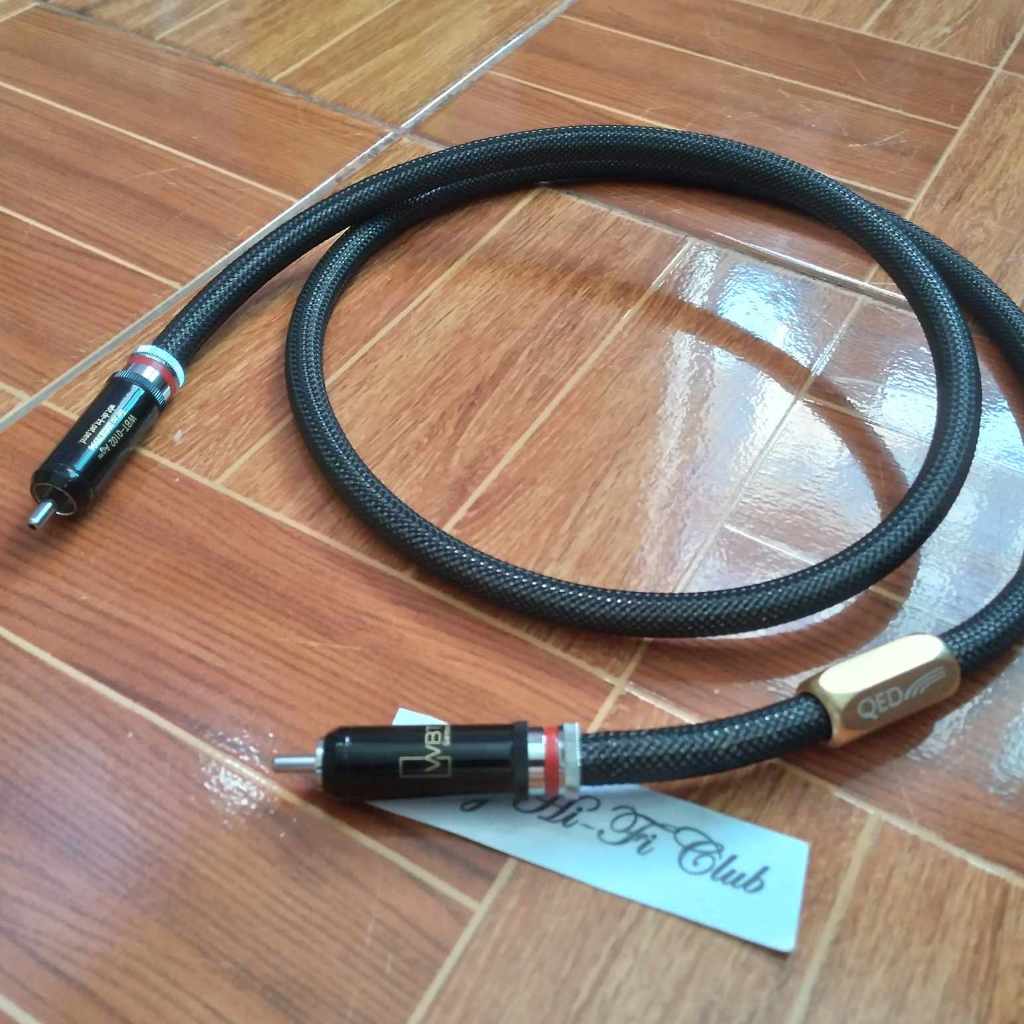 สายสัญญาณ Digital Coaxial 75 Ohm QED รุ่นท็อปพร้อมใช้งานราคาต่อ 1 เส้น สำหรับสัญญาณ Digital เท่านั้น