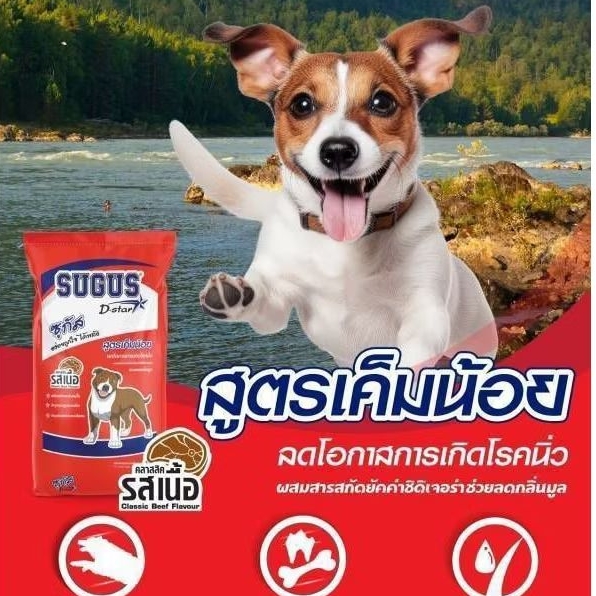 Sugus อาหารสุนัขขนาด 10 โล