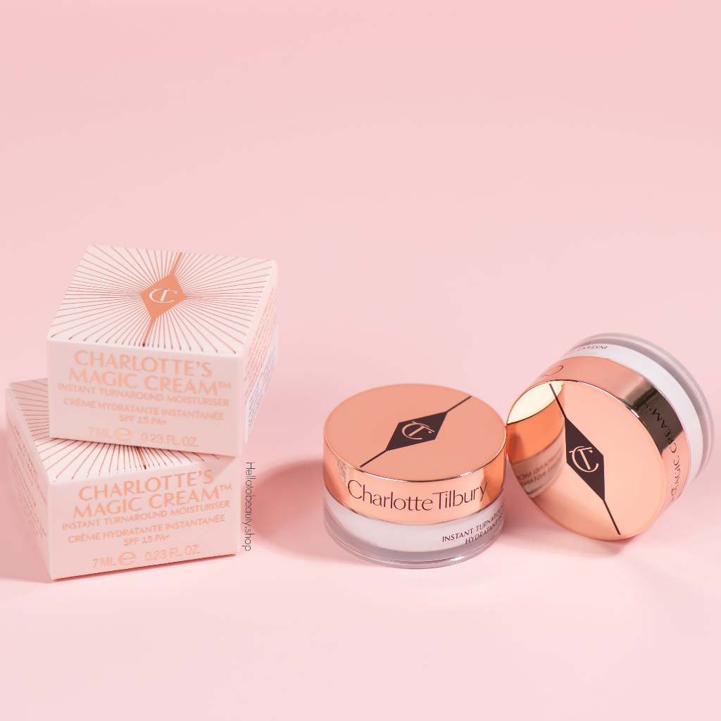 [ลดเพิ่ม 100 บาท ใช้โค้ดในไลฟ์สด] CHARLOTTE TILBURY ครีมบำรุงผิวหน้า Charlotte Tilbury Charlotte's Magic Cream 7 ml