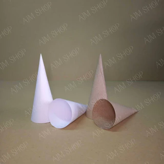 กรวยกระดาษสำหรับใส่โคนไอศกรีม แพคละ200ใบ (สีน้ำตาล)​