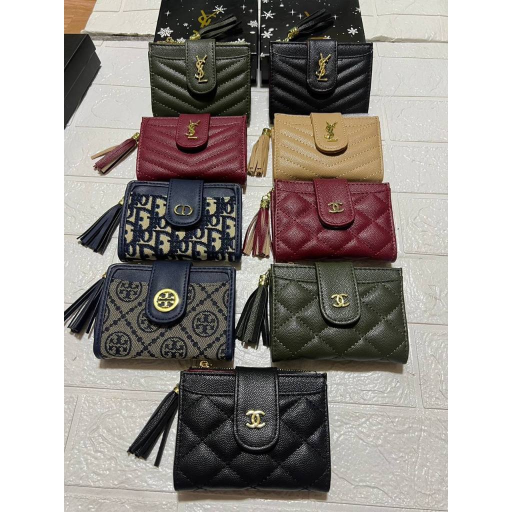 กระเป๋าสตางค์น่ารัก กระเป๋าสตางค์ พร้อมช่องใส่บัตร สําหรับผู้หญิง ใบสั้น