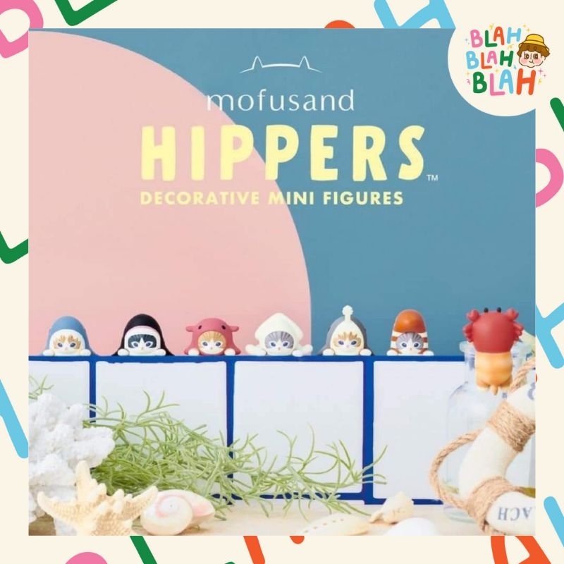 พร้อมส่งจากไทย 🇹🇭 | Mofusand Hippers ตัวเกาะโทรศัพท์ ของแท้ 100%  กล่องสุ่มmofu กล่องจุ่ม