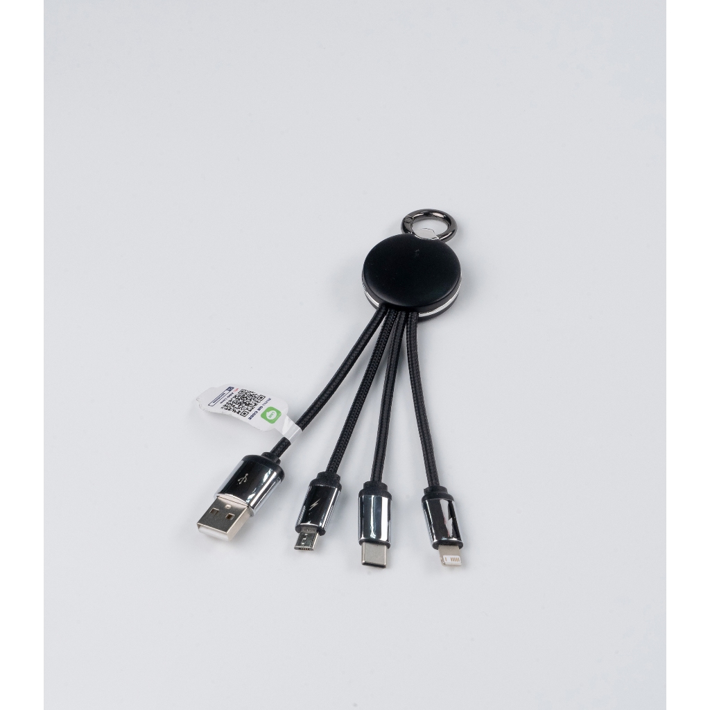 สายชาร์จ 6 In 1  อินพุต USB-A / 15cm 3in1 USB-A Input