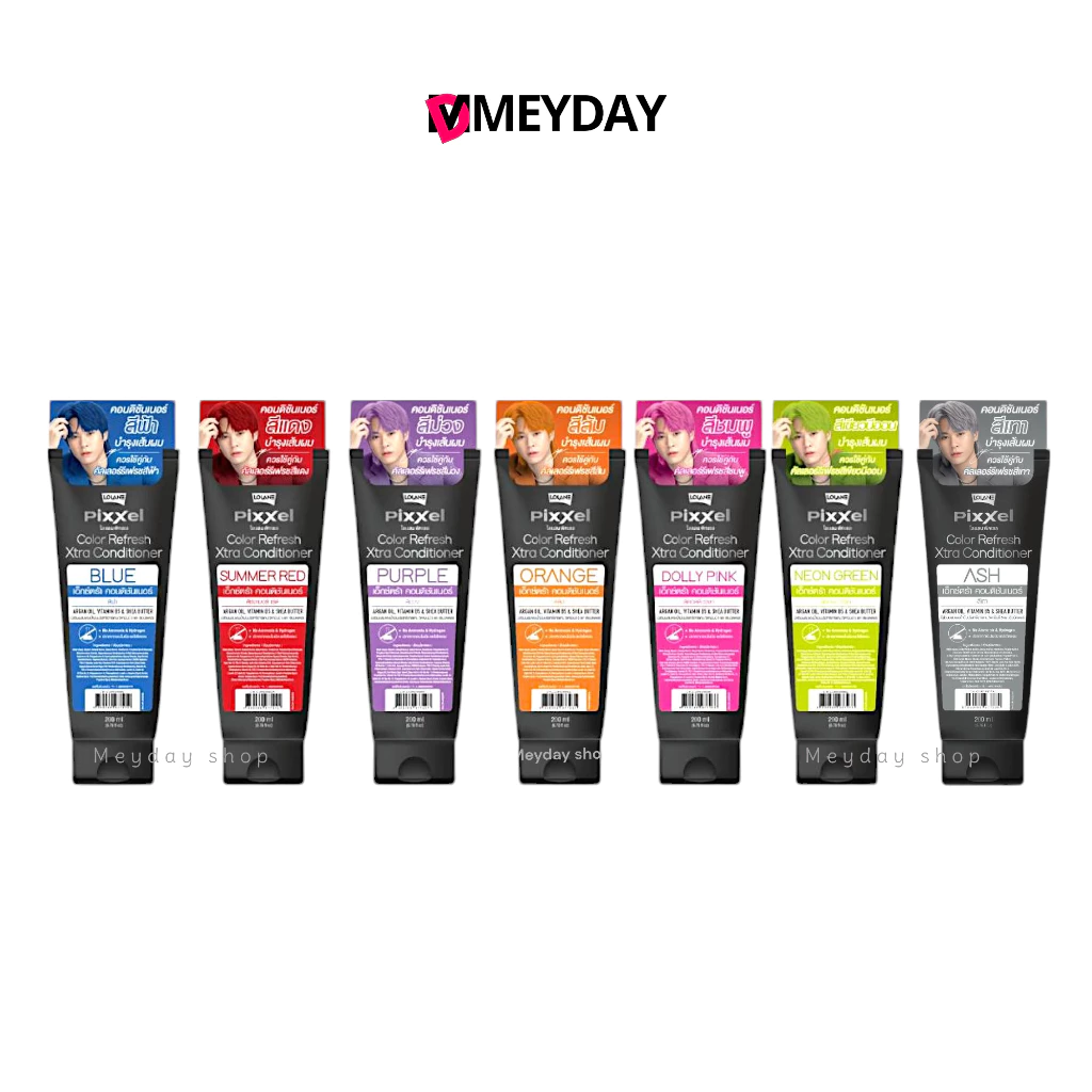 โลแลน คัลเลอร์ รีเฟรช เอ็กซ์ตร้า คอนดิชันเนอร์ Lolane Pixxel Color Refresh Xtra Conditioner 200ml