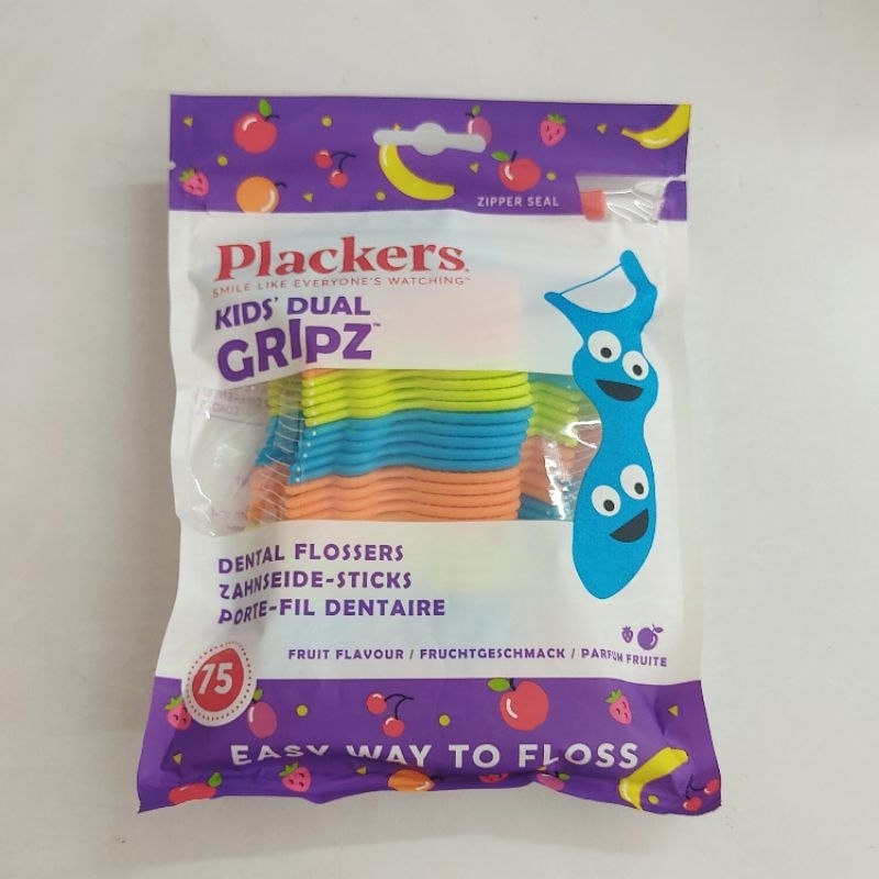 ไหมขัดฟันเด็ก Plackers Kids Flosser 75 pcs ชิ้น (พร้อมส่งจาก กทม.)