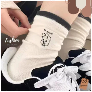 พร้อมส่ง⚡ มีเก็บเงินปลายทาง💸ถุงเท้าหุ้มข้อ มี 5 ลาย ใส่ได้ทั้งชายและหญิง แนะนำเท้าไม่เกิน41 (ราคาต่อ 1 คู่) : Do hight