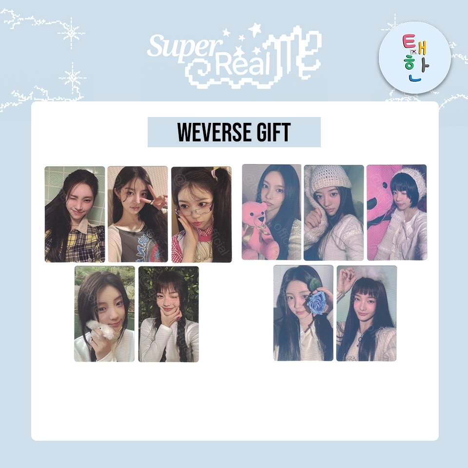 ส่งด่วน ส่งทันที [ILLIT] PHOTOCARD 1st Mini Album 'SUPER REAL ME' (Weverse Shop)