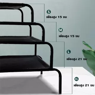 เตียงสุนัข ระบายอากาศ ป้องกันความชื้น รับน้ำหนัก100kg ที่นอนหมา เตียงสุนัข ทำความสะอาดง่าย ถอดและล้างน้ำได้ ที่นอนหมาใหญ