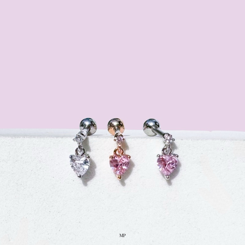 จิวต่างหูเกาหลี More Than Piercing: D038 Any Love Dangle