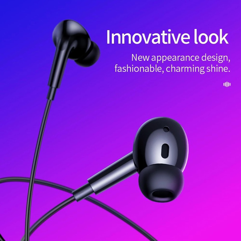 Hoco M1 Pro หูฟังสมอลทอร์ค มีไมค์ในตัว คุยโทรศัพท์ ฟังเพลง Original series wired earphones รองรับ iOS และ Android