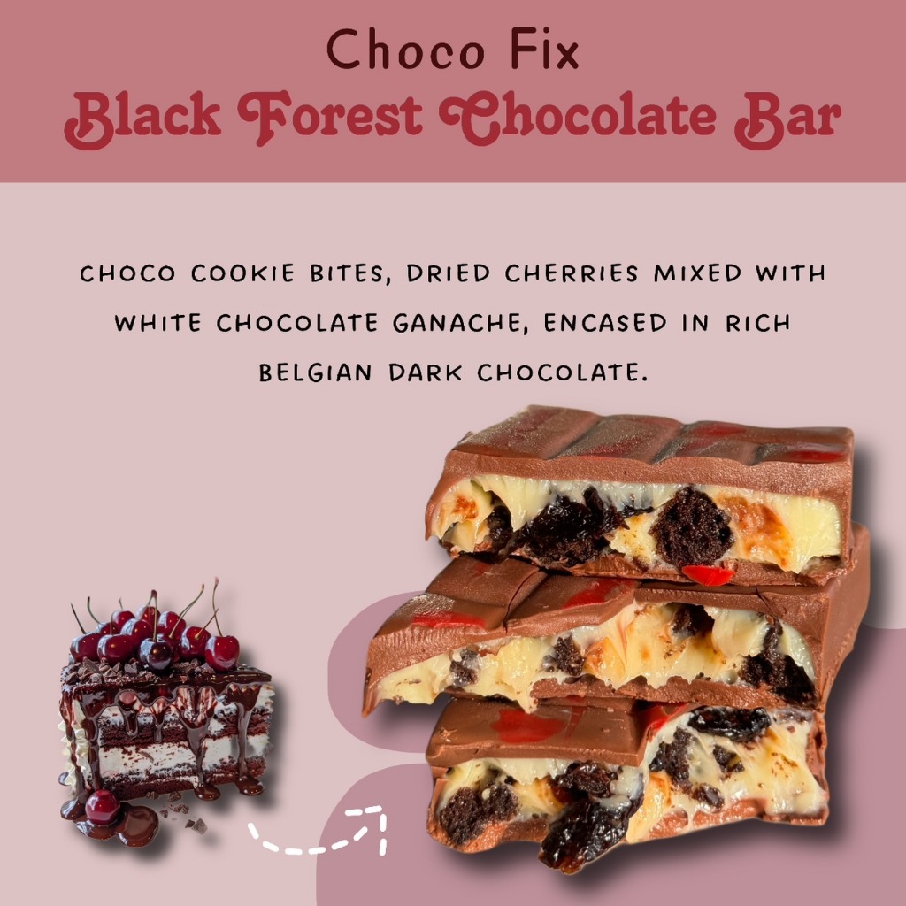 Choco Fix - Black Forest Chocolate 240g - Dubai Chocolate