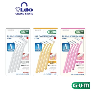 แปรงซอกฟัน GUM Pro L Type [Size SSS, S, M]