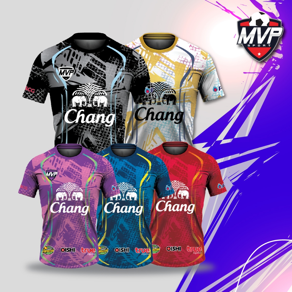 เสื้อกีฬาพิมพ์ลายแบรนด์ MVP