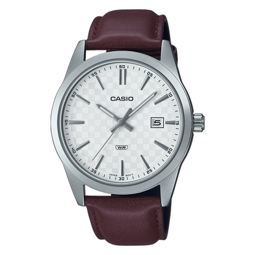 CASIO นาฬิกาข้อมือผู้ชาย สายหนัง รุ่น MTP-VD03L,MTP-VD03L-1A,MTP-VD03L-5A