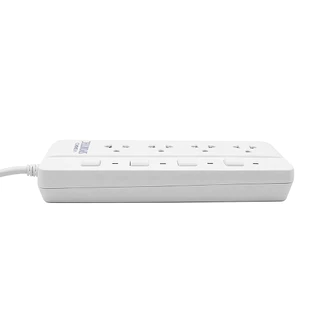 ปลั๊กไฟ Vexxo Sportec รุ่น P440 (10A 2300W) : 4 ช่องเสียบ 4 สวิตช์ : สายยาว 3 เมตร / 5 เมตร