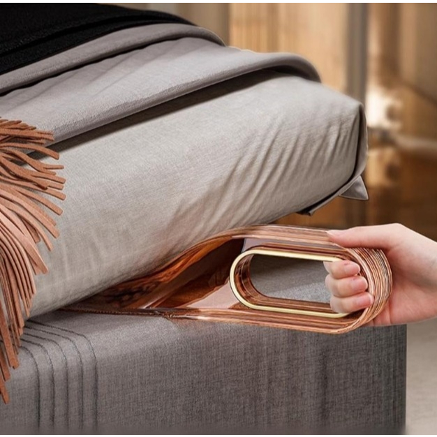 ที่ยกที่นอน ที่เก็บผ้าปูที่นอน 2in1  อุปกรณ์ยกที่นอน ประหยัดแรง มีด้ามจับที่โค้งมน จับถนัดมือ ช่วยให้ยกได้สะดวก - รูปที่ 3