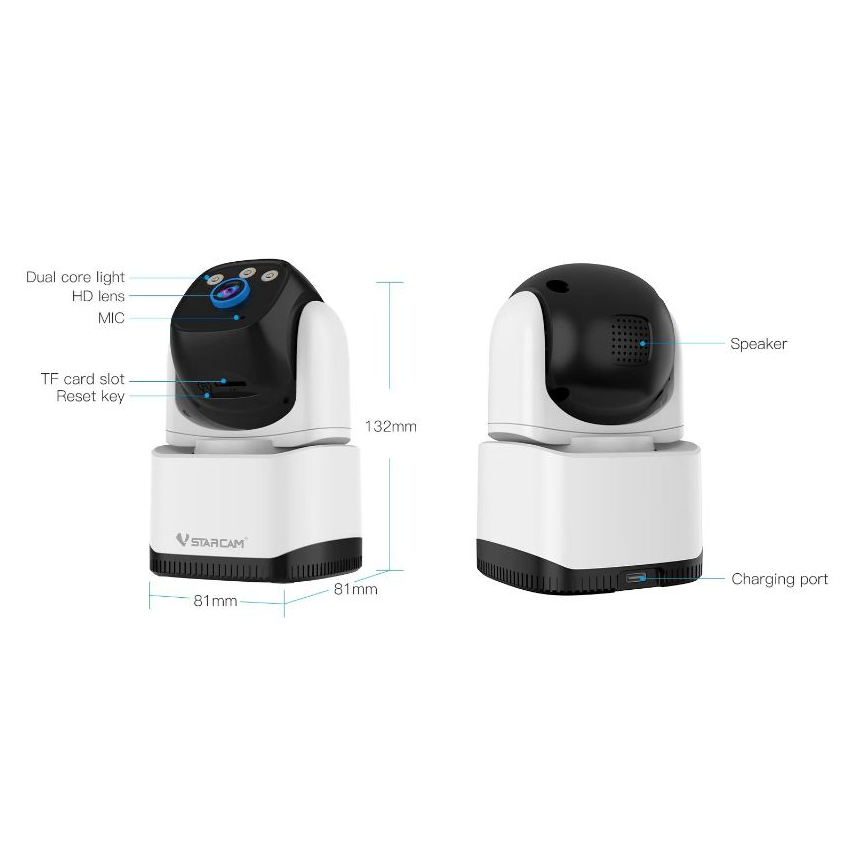 Vstarcam CS995Q ใหม่ ความละเอียด 4MP（รองรับ WiFi 5G）กล้องวงจรปิดไร้สาย Network Security Camera Full HD 2.4G/5G WiFi - รูปที่ 6