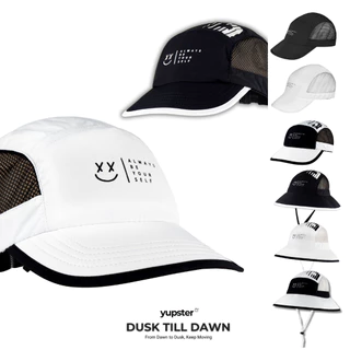 YUPSTER หมวกบัคเก็ต หมวกแก๊ป รุ่น Dusk Till Dawn มี 2 แบบ Bucket Cap Duckbill Cap หมวกแก๊ป หมวกวิ่ง กันแดด