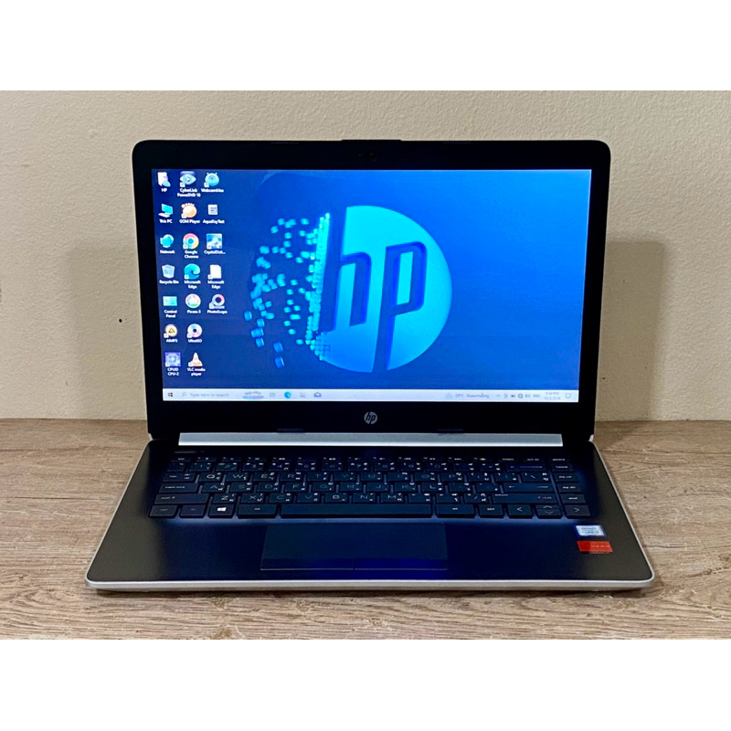 ขาย โน๊ตบุ๊ค HP 14-ck0012TX intel Core i3-7020U CPU 2.30 GHz RAM 4 GB HDD 1TB SSD 128 GB