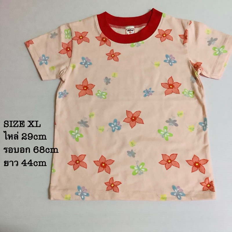 เสื้อยืดคอกลมสวมหัวXL เนื้อดี