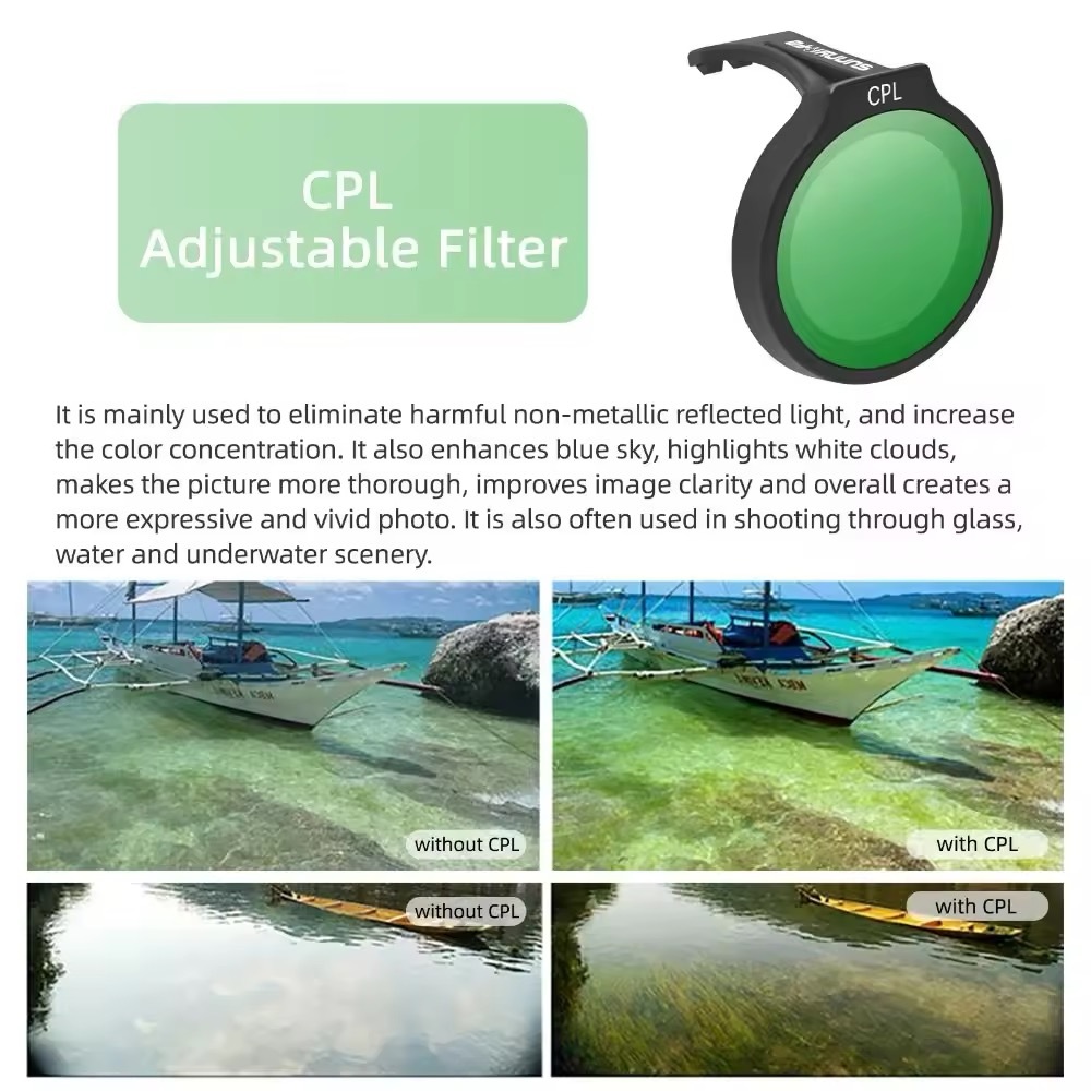 Sunnylife DJI NEO Lens Filters MCUV Filters ND16 ND32 ND64 CPL Optical Filters Accessories