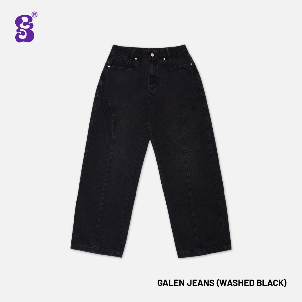 AKFS - GALEN JEANS (WASHED BLACK)