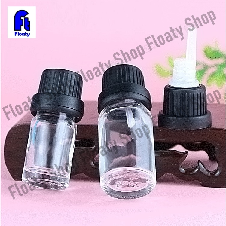 5ml 10ml 15ml 20ml 30ml 50ml ขวดแก้วเปล่าสีใส สำหรับใส่ของเหลว