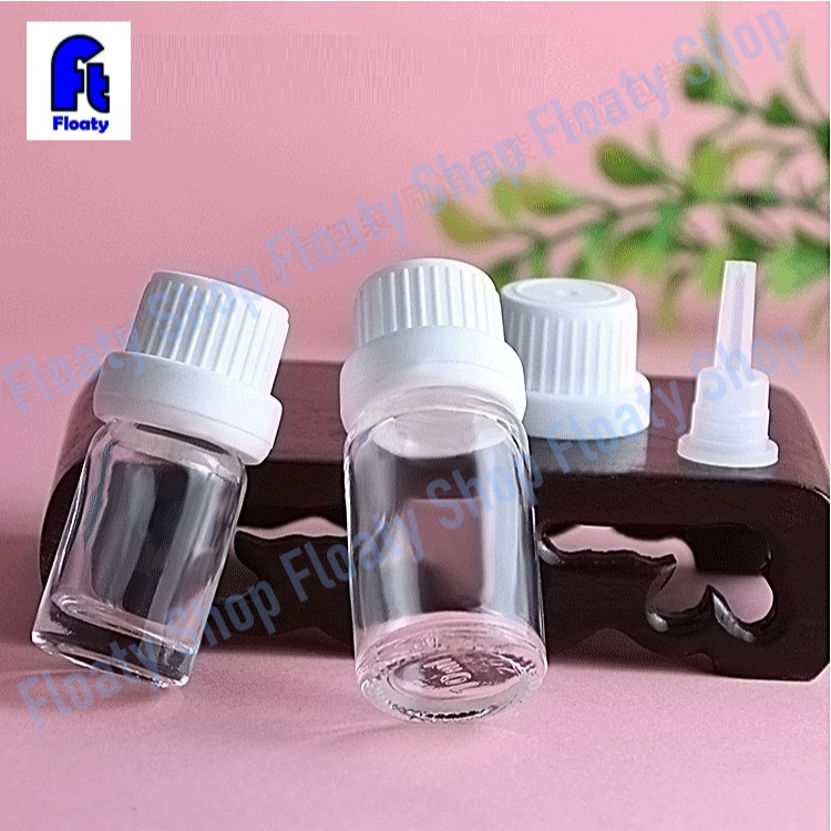 5ml 10ml 15ml 20ml 30ml 50ml ขวดแก้วเปล่าสีใส สำหรับใส่ของเหลว