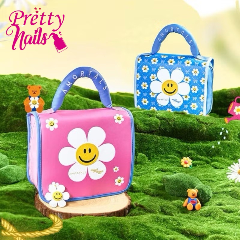 กระเป๋าเครื่องสําอาง Wiggle แบบพกพาเครื่องมือแต่งหน้ากระเป๋าถือมัลติฟังก์ชั่น กระเป๋าเอนกประสงค์