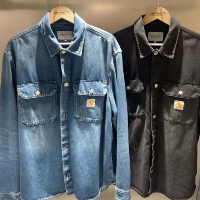 เสื้อแจ็คเก็ต Carhartt Harvey Denim Shirt Jacket