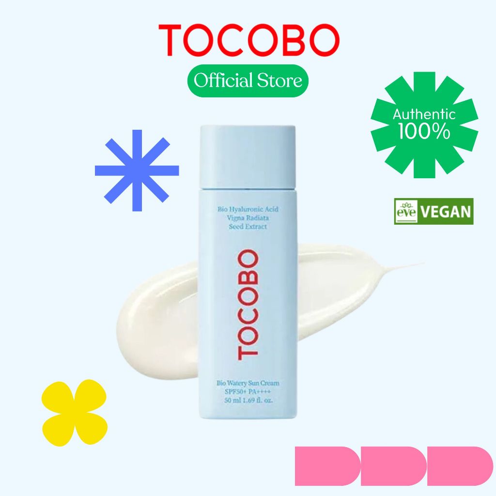 TOCOBO BIO WATERY SUN CREAM SPF50+ PA++++ 50ml โทโคโบ ไบ โอ วอเตอร์รี่ ซัน ครีม
