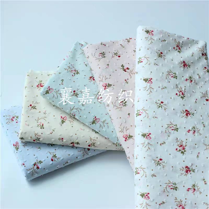 Preorder-ผ้าคอตตอนJacquard(ทอลายในเนื้อผ้า) คอตตอน100% หน้ากว้าง 150ซม. ผ้าเมตรนำเข้า
