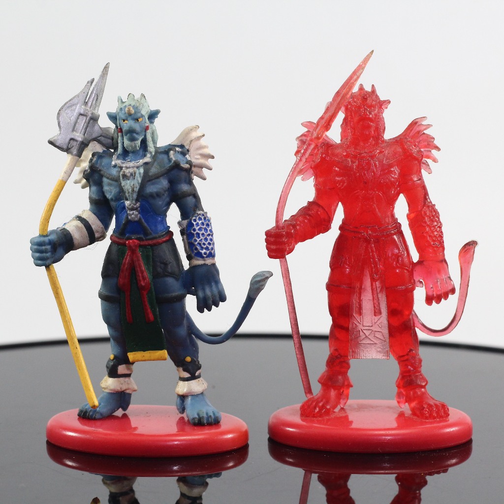 มินิฟิกเกอร์ Kimahri Ronso  2เวอร์ชั่น Final Fantasy X Coca-Cola x Squaresoft ปี2000