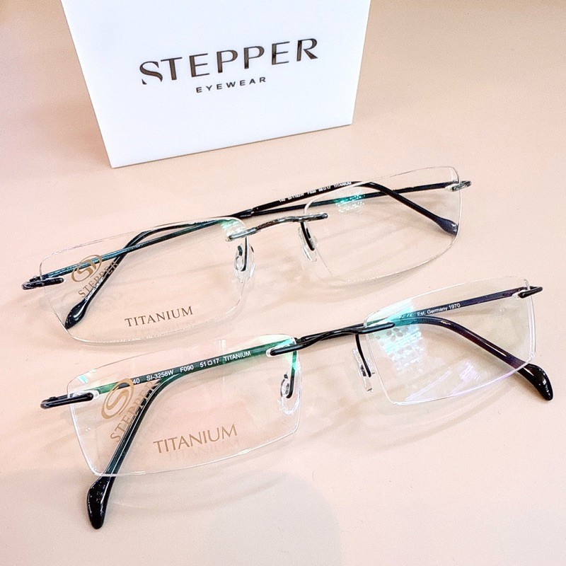 กรอบแว่นตา Stepper ไร้กรอบ